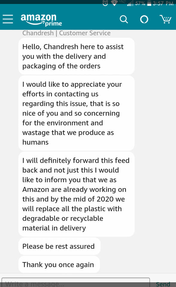 Amazon claims they will switch to 100% recyclable/degradable shipping ...